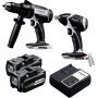 EYC160LR 18V Hammer Drill Driver / Impact Wrench Combo
