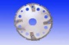 Electroplated Cutting Discs with Protective Segments