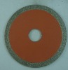 Electroplated blade for marble