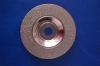 Electroplated diamond cutting and grinding disc