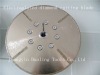 Electroplated diamond cutting blades with flange