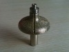 Electroplated diamond grinding rod