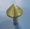 Electroplated diamond mounted points