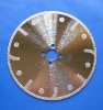 Electroplated diamond saw blade