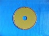 Electroplated diamond saw blade