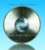 Electroplated diamond saw blades for specific incision