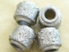 Electroplated diamond wire saw beads for marble
