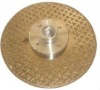 Electroplated saw blade