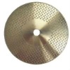 Electroplated saw blade