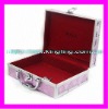 Elegant and durable purple aluminum suitcase