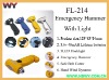 Emergency Hammer with Light FL-214