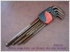 Extra long ball end bronzy hex key wrench