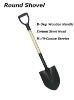 Farm Shovels With D-Grip FSC Wood Handle