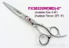 Fashion Design Screw with Gem & 3D-Grip Hairdresser Scissors