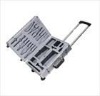 Fashion sliver Aluminum luggage trolley case