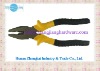 Fine Polished Combination Pliers with two soft PVC handle