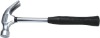 Finly polished claw hammer with tubular steel handle