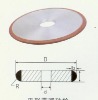 Flat arc diamond grinding wheel