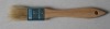 Flat brush "Euro" 1", natural bristle with wooden handle