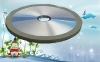 Flat-shaped diamond bruting wheel for natural diamond