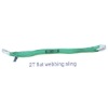 Flat webbing sling with two eyes 2T