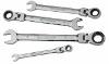 Flexible combination wrench chromed