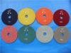 Flexible diamond floor polishing pad