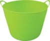 Flexible tubtrug bucket,colorful plastic buckets