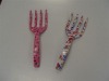 Floral fork&rake