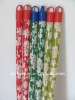 Flower PVC Coated Wood Broom Hand