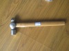 Foged ball Pein Hammer with wooden handle
