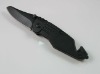 Foldable Hunting knife with Window punch and seat belt slices