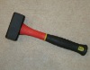 Forged Stone Hammer With Plastic Coated Handle