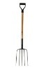 Forged manure fork