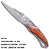 Functional Floding Blade Knife With Wood Handle 6051K