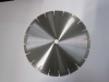 Fused cast refractory diamond cutting blades