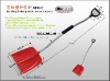G808-C Curved steel pipe handle plastic snow shovels