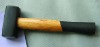 GENMAN TYPE STONING HAMMER WITH WOOD HANDLE