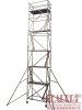 GS&ISO 9001:2008 Certificated GUANGZHOU LEADER GN50 Aluminium Mobile Scaffold Tower with stairway ladders