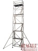 GS&ISO 9001:2008 Certificated GUANGZHOU LEADER GN50 Aluminium Mobile Scaffolding Tower with stairway ladders