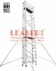 GS&ISO 9001:2008 Certificated GUANGZHOU LEADER GN50 Aluminium Mobile Scaffolding Tower with stairway ladders