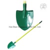 Garden Tool - steel shovel with steel handle and PVC grip