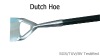 Garden Use Dutch Hoe With Long Handle