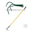 Garden tool - 3 Prong Cultivators with long steel tube handle and PVC grip