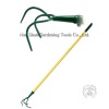 Garden tool - 3 Prong Cultivators with long steel tube handle and PVC grip