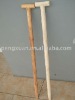 Garden wooden hoe handle