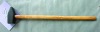 German type machinist hammer with plastic handle