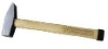 German type machinist hammer with wooden handle