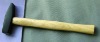 German type machinist hammer with wooden handle