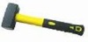 German type stone hammer with plastic coating handle